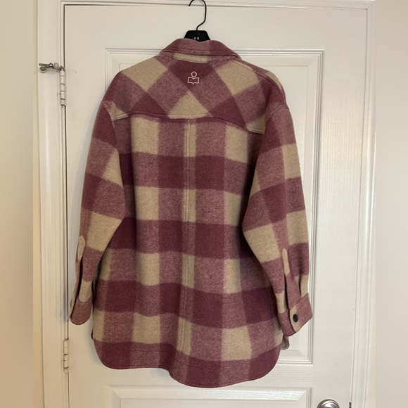 ISABEL MARANT ETOILE Harveli Jacket Rosewood FR38(US6) $625 - Picture 10 of 13
